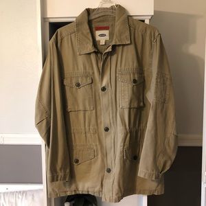 Men’s Old Navy khaki jacket- XL